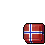norway flag curtain