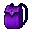 old purple backpack