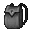old grey backpack